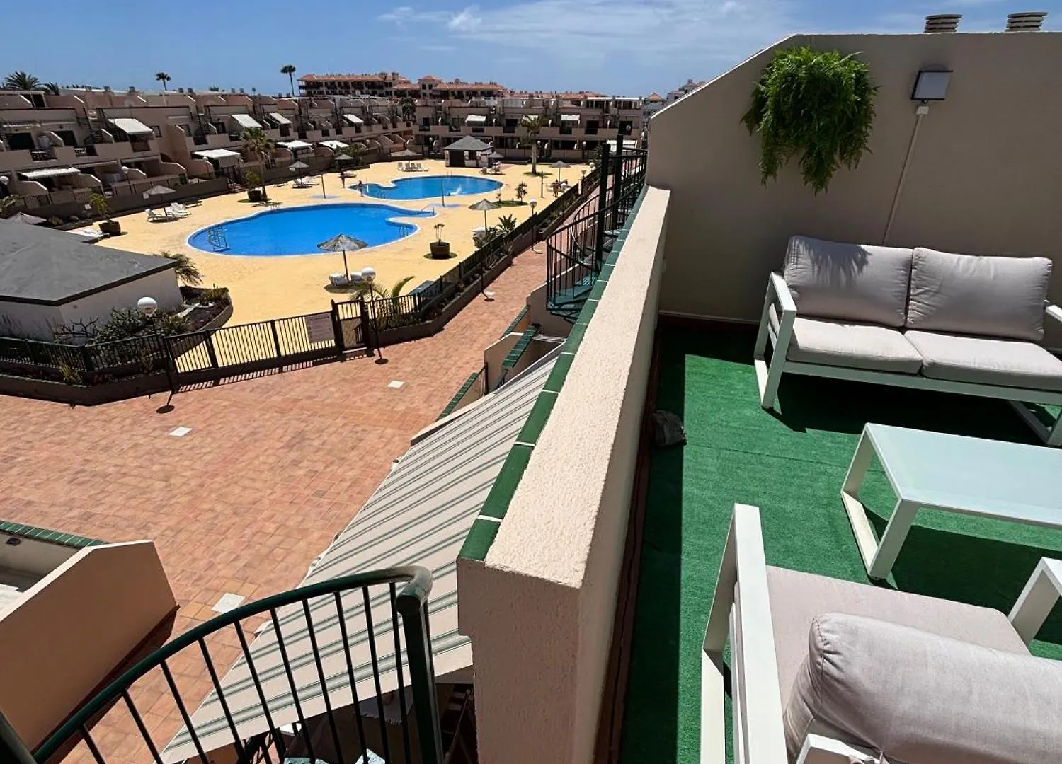 Daire Appartement Geranios Avec Piscine Et Toit Terrasse Costa Del Silencio