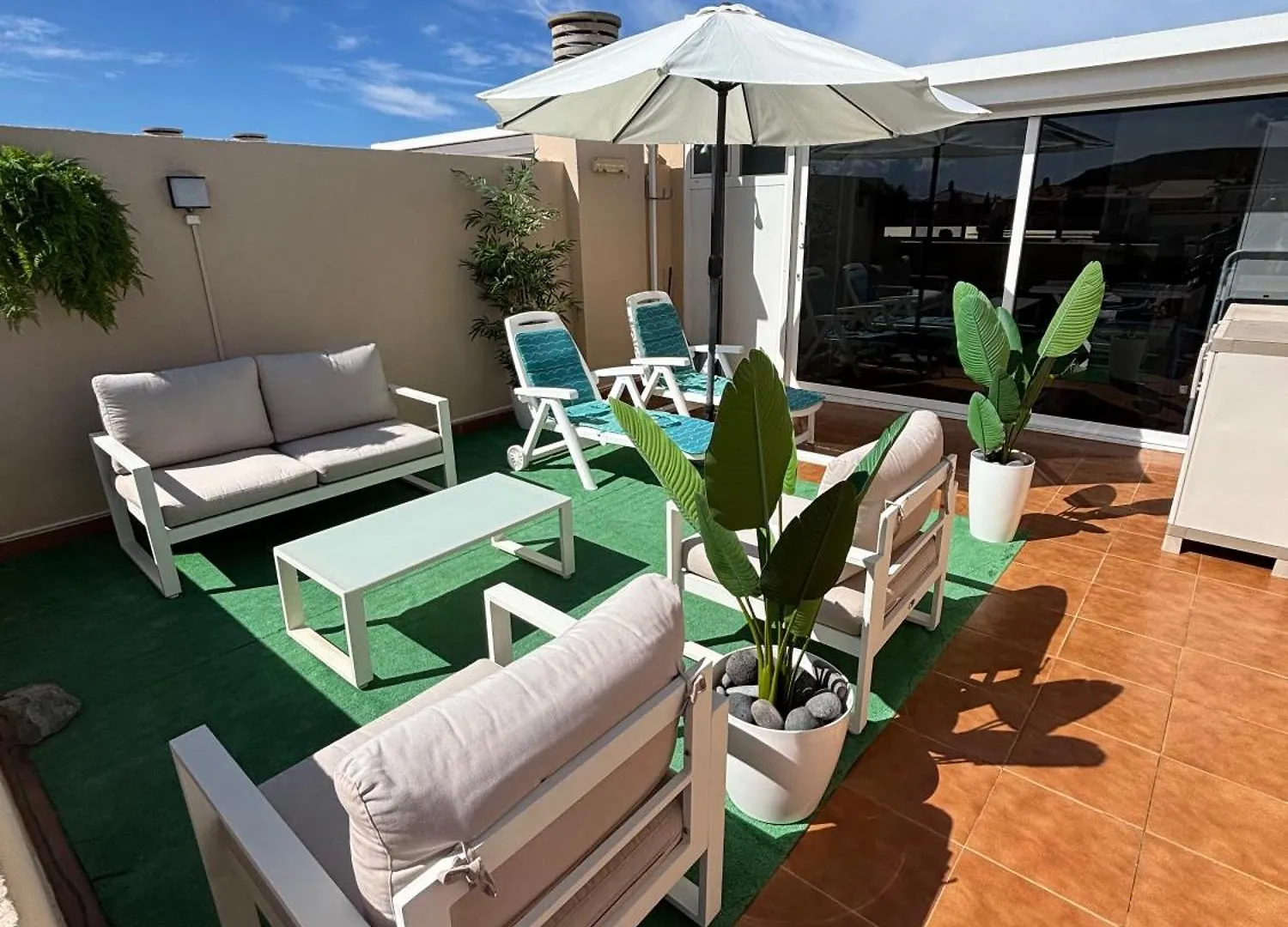 Appartement Geranios Avec Piscine Et Toit Terrasse Costa Del Silencio